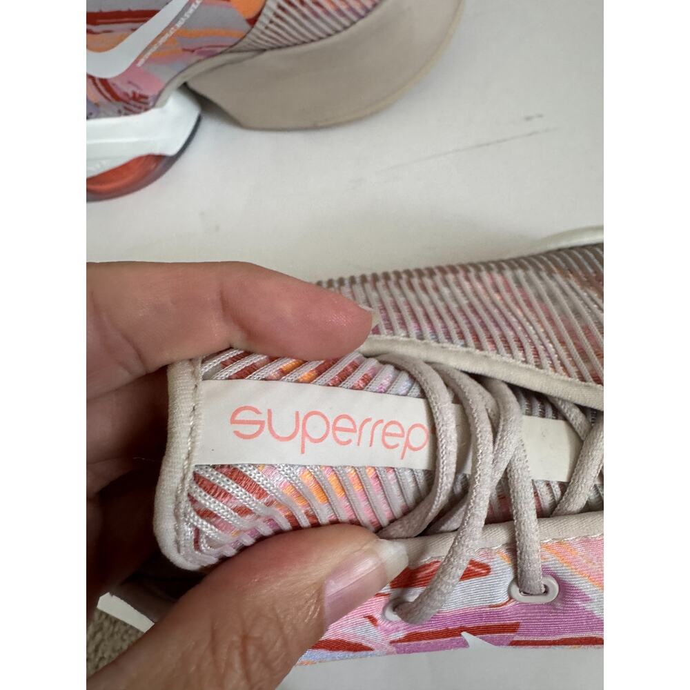 Nike Superrep Trainer Zoom Air Sneakers Pink Orange Size 7.5 - Picture 8 of 10